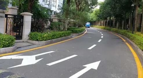 蘇州道路劃線(xiàn)，道路標(biāo)線(xiàn)在彎道處怎么畫(huà)？